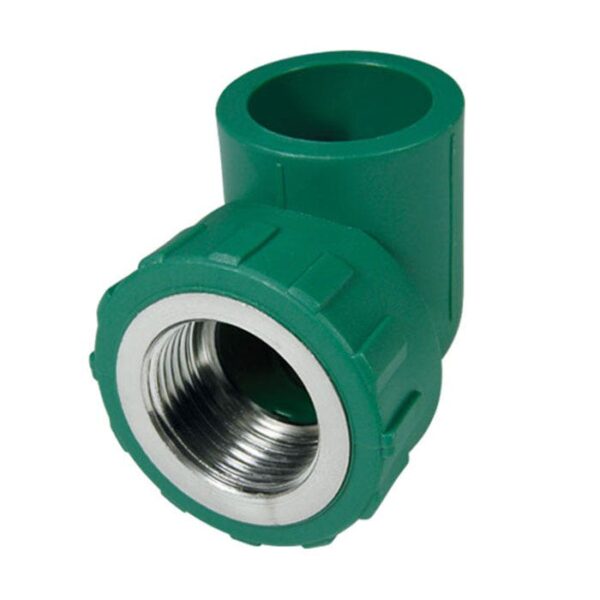Codo 90° Pp-r Rosca Hembra 63mm 2 Verdeplus Termofusionable
