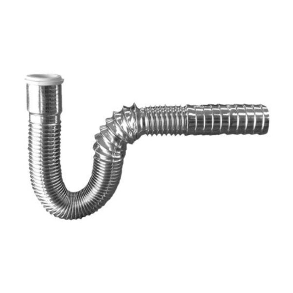 Cespol P/lavabo O Fregadero Flexible Silver Cromo Extra Largo 002-19xl