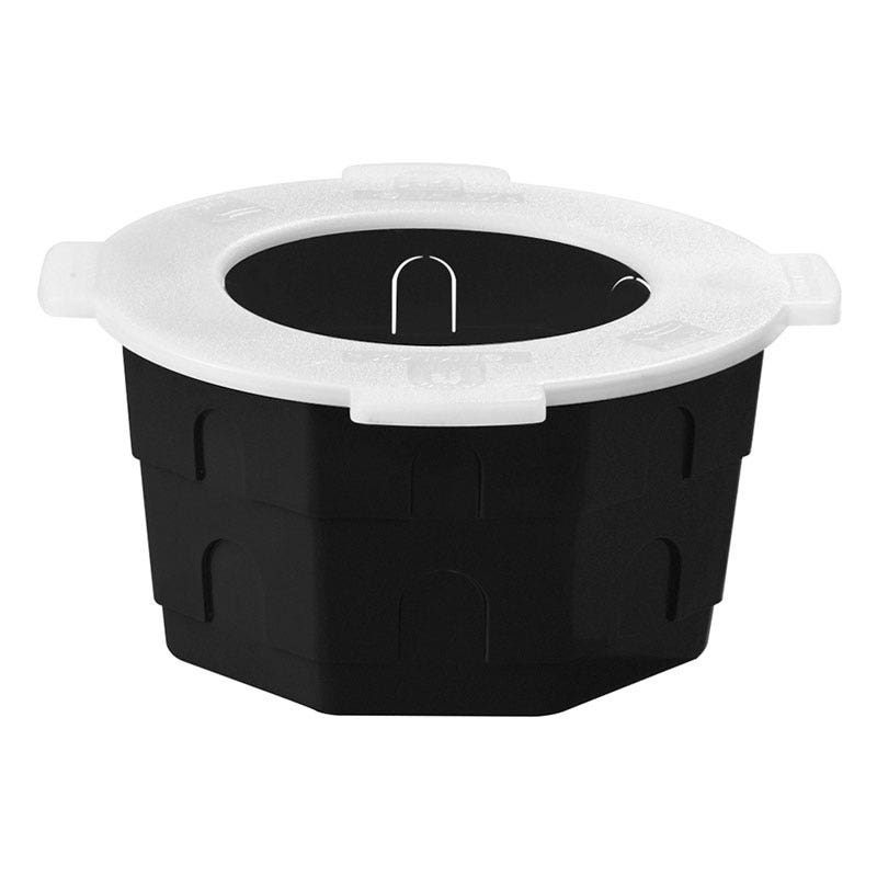 Bote Integral De Plastico Con Tapa De 10cm Poliflex Kp-boin 10-30